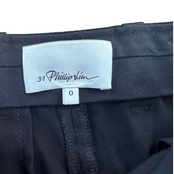 3.1 Phillip Lim Side Stripe Satin Jogging Pants Black Size 0 Retails $650 - Picture 10 of 13